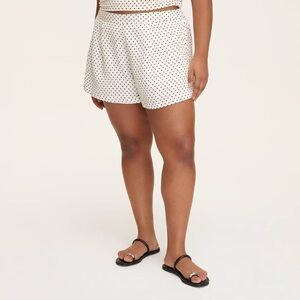 kate spade new york x Target Women's Mini Polka Dot Linen Flared Shorts